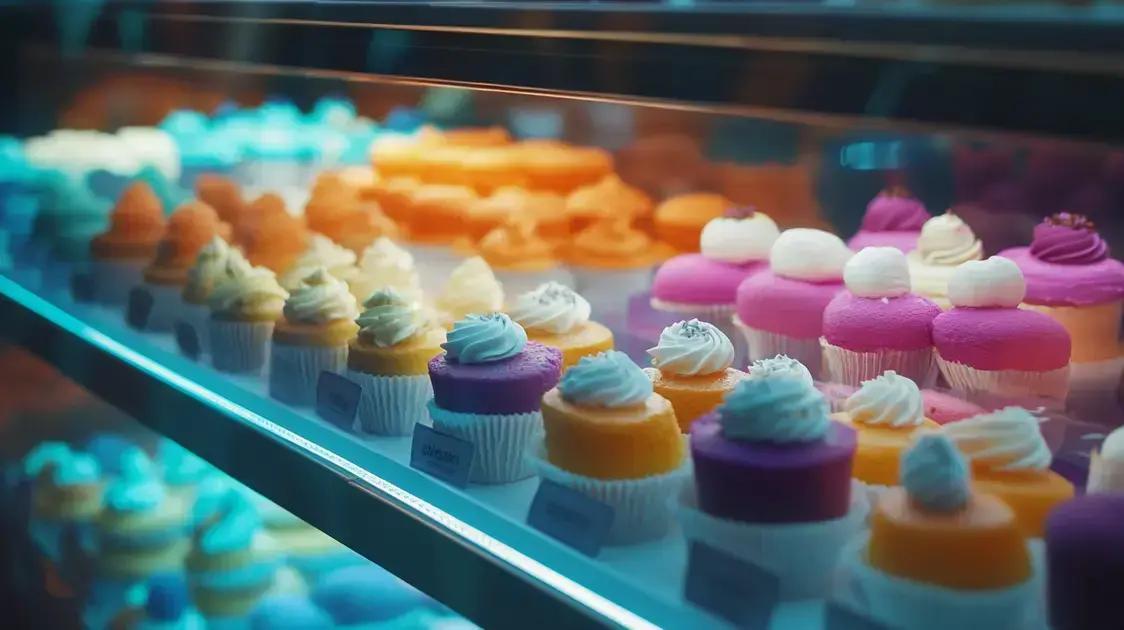 Como a estufa ajuda na exposição eficiente dos doces