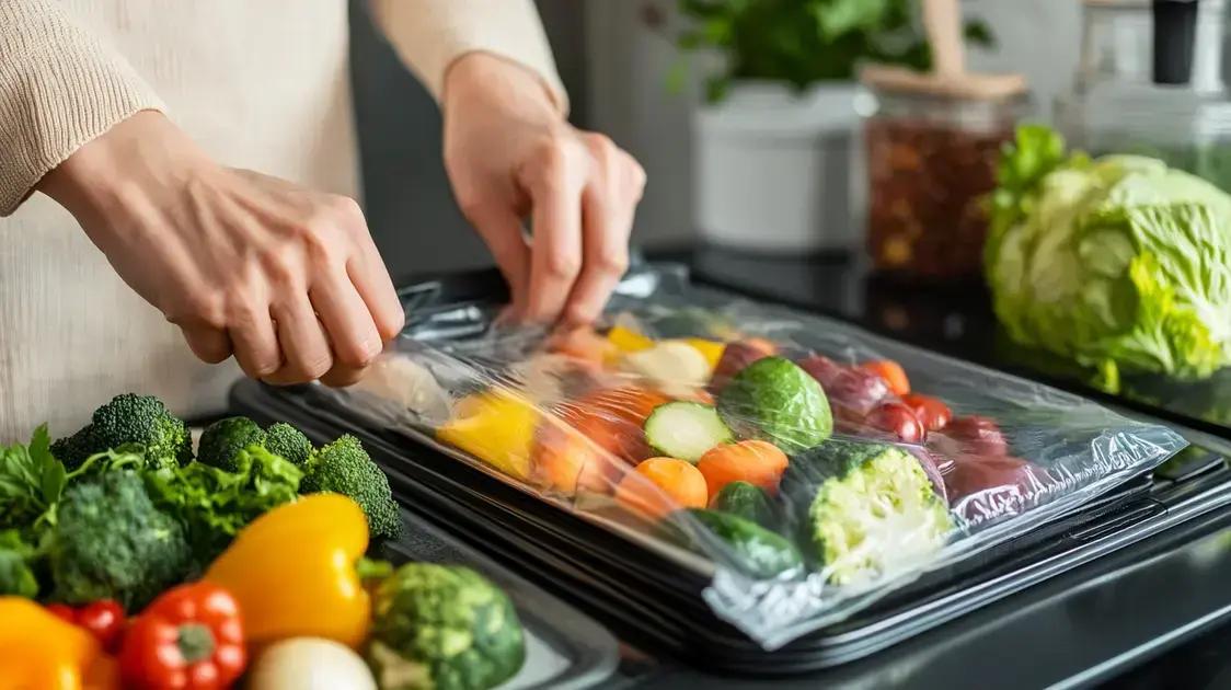 Passo a passo para embalar a vácuo de forma eficiente