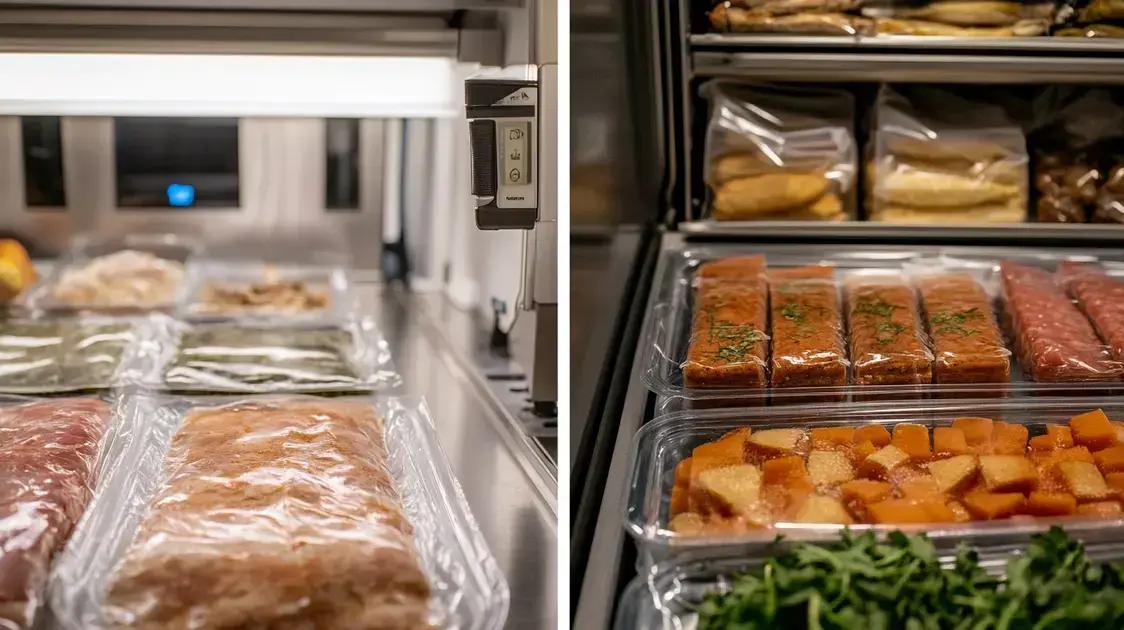 Dicas para prolongar a validade dos alimentos com embalagens a vácuo