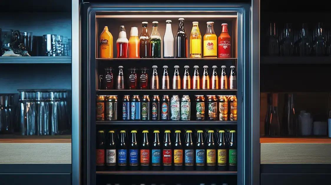 Como regular a temperatura da cervejeira para a melhor experiência