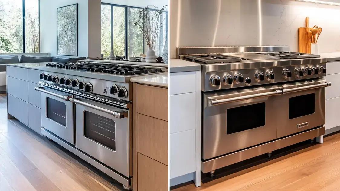 Diferenças entre fogão a gás industrial e residencial