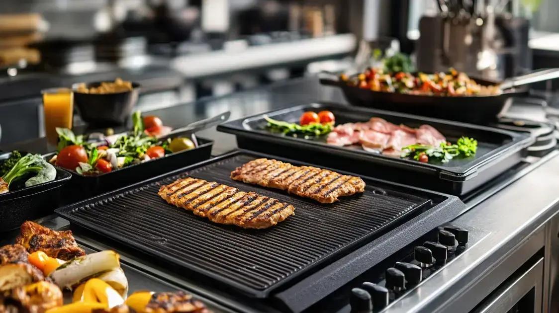 Como escolher a chapa ideal para lanches