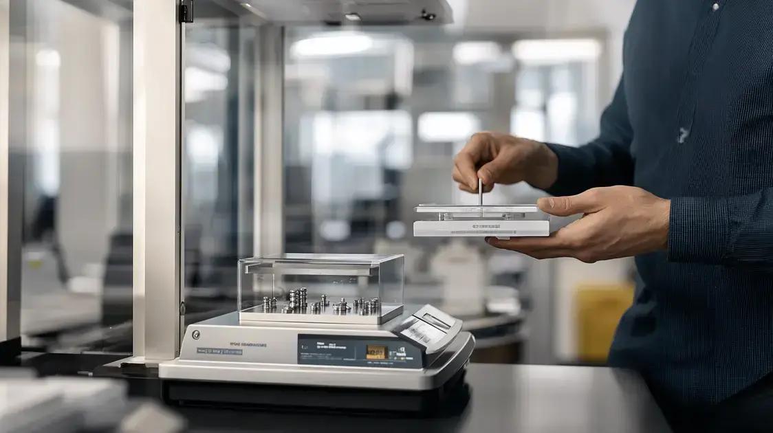 Importância da calibração em balanças farmacêuticas