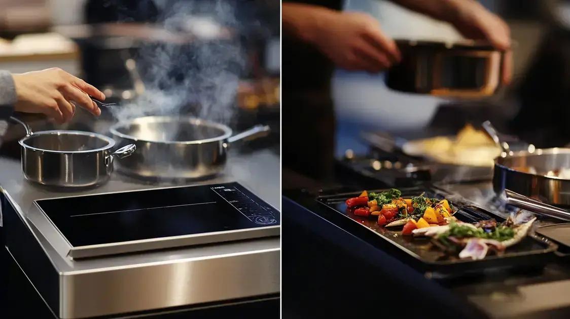 Como escolher o cooktop ideal para eventos