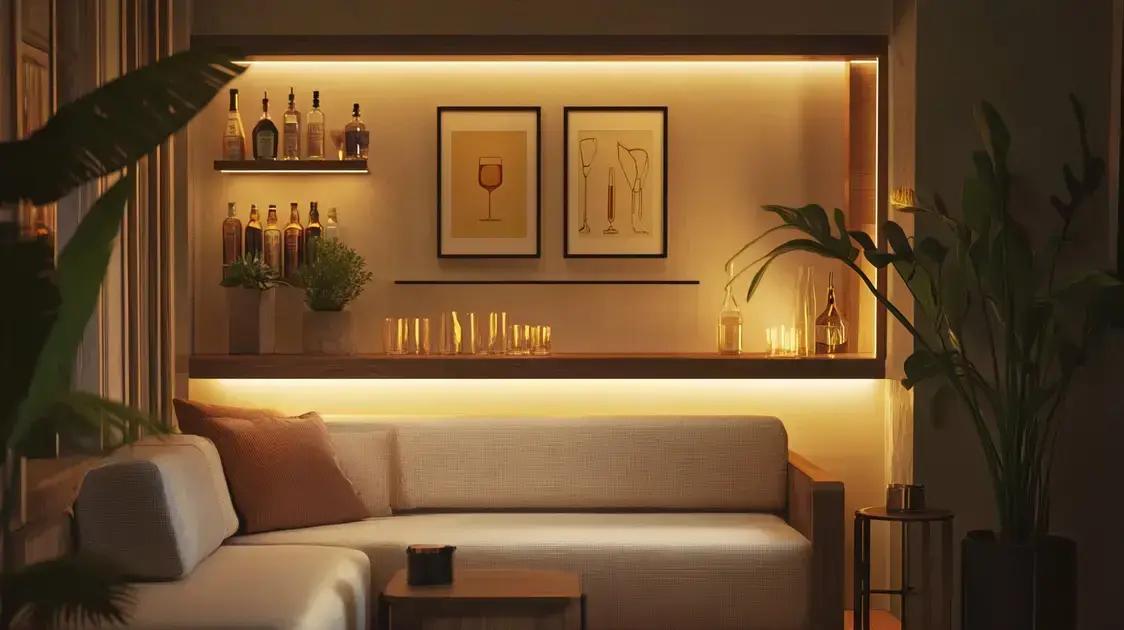 Decoração e ambiente para um bar convidativo