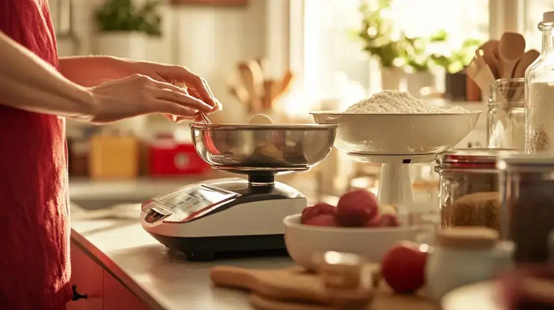 Como escolher a balança ideal para suas receitas