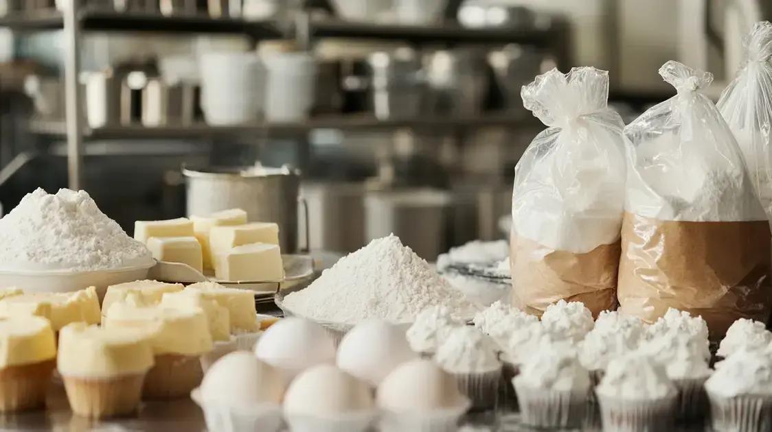 Ingredientes essenciais para usar com a máquina