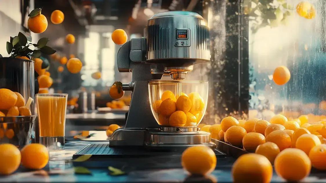 Máquinas de Suco de Laranja: Atrativo para Lanchonetes Saudáveis