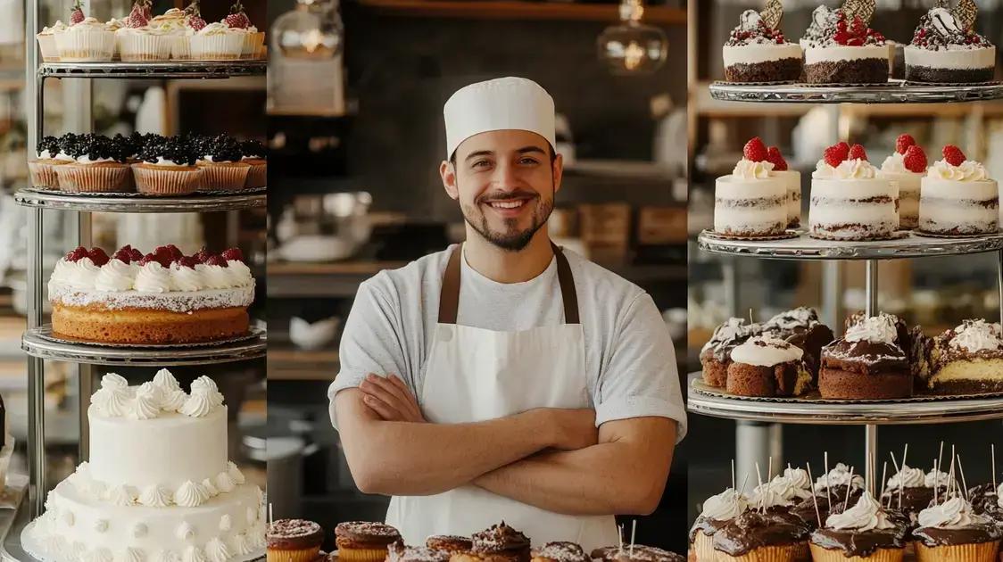 Testemunhos de confeiteiros sobre expositores giratórios