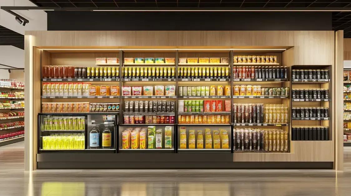 Gôndolas para Bebidas e Líquidos: Resistência e Organização Adequada