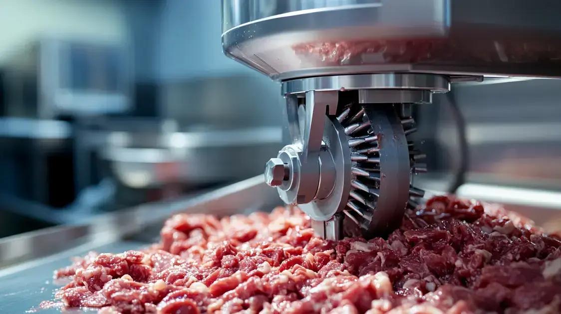 Benefícios do moedor de carne industrial