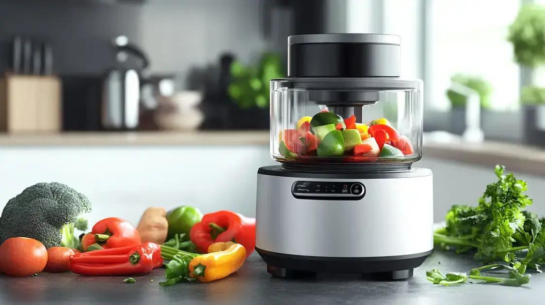 Processadores de Alimentos Industriais: Cortes Perfeitos e Tempo Reduzido