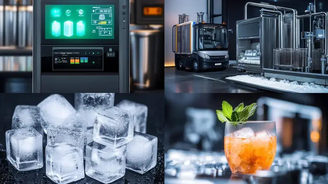 Tendências atuais em produção de gelo comercial