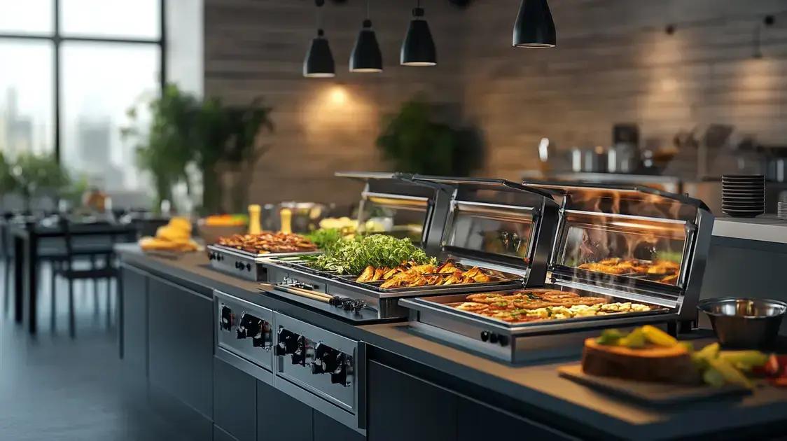 Rechauds e Cubas Gastronômicas: Essenciais para um Buffet Quente Impecável