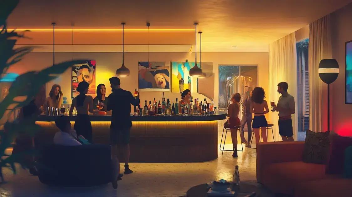 Como organizar eventos e happy hours em casa