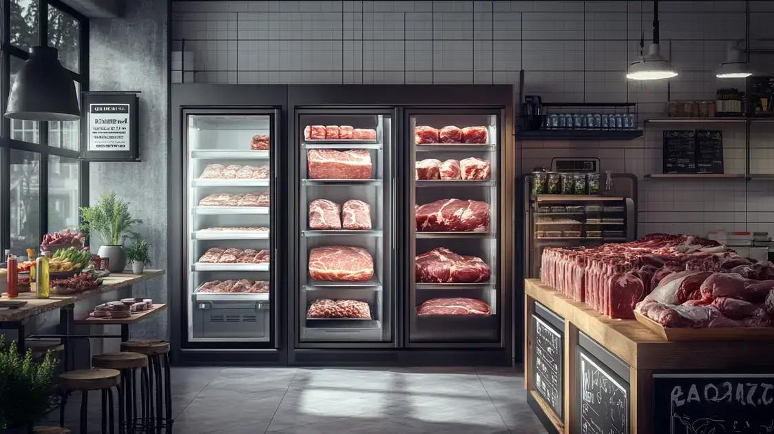 Quais modelos são ideais para açougues?