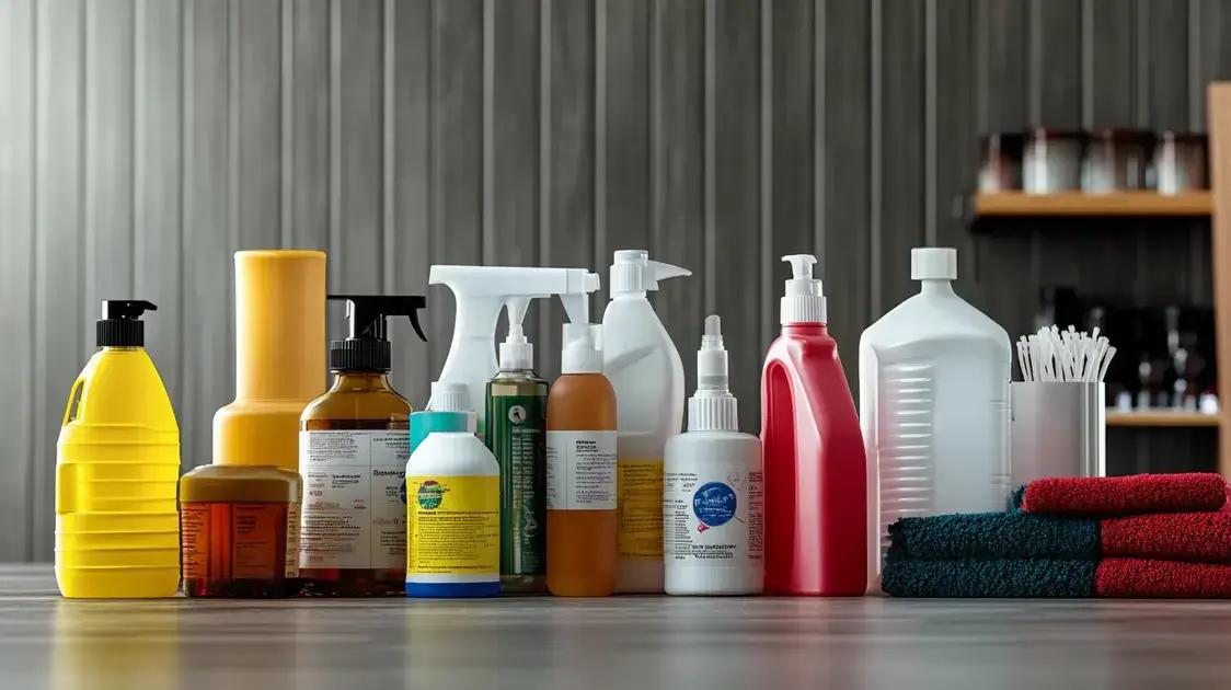 Produtos ideais para a limpeza profunda
