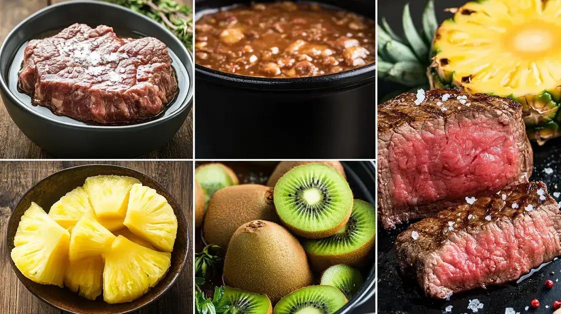 Alternativas ao amaciador de bife