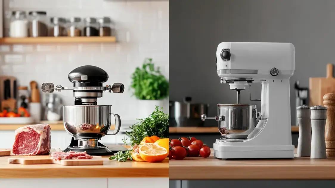 Comparação entre moedores manuais e refrigerados