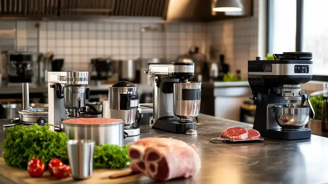 Como escolher o moedor de carne ideal para seu negócio