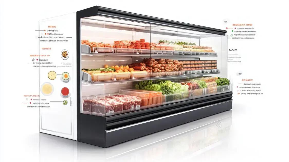 Comparação entre diferentes tipos de expositores refrigerados