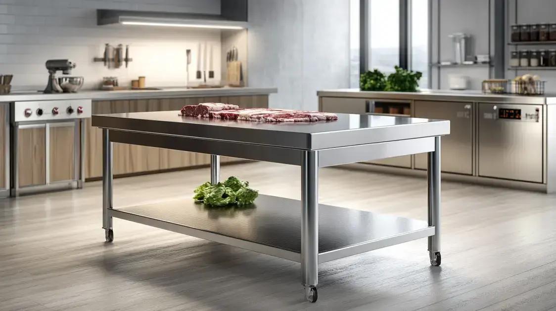 Vantagens da mesa inox em estabelecimentos de carne