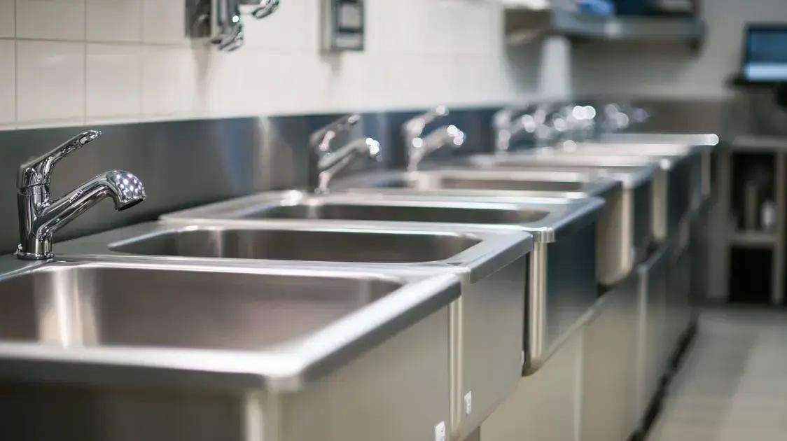 Como escolher a pia inox ideal para o seu açougue