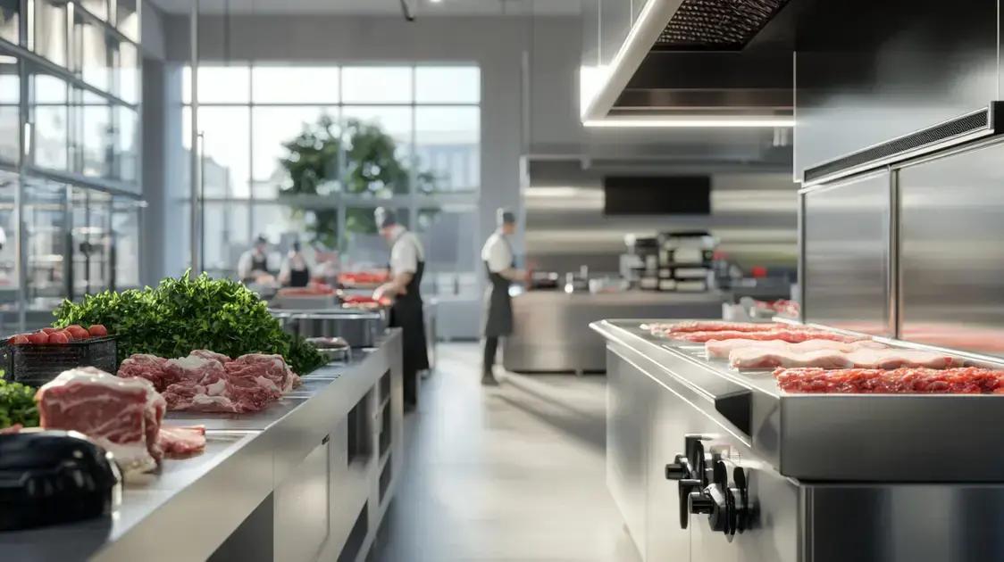 Investindo na eficiência do açougue com pias inox