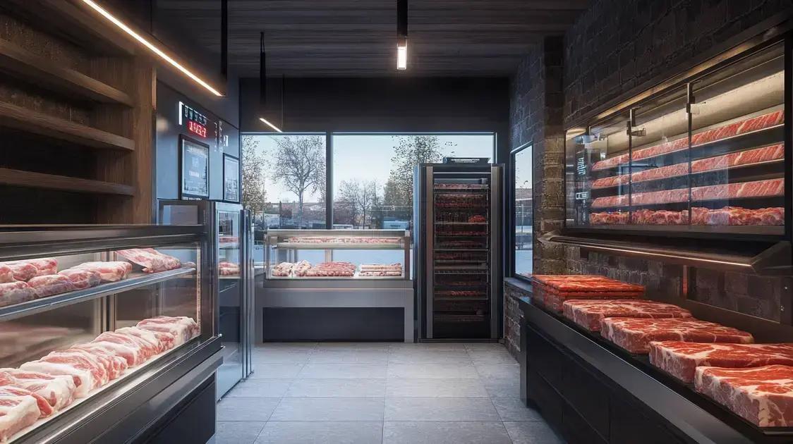 Tendências em câmaras frias para açougues