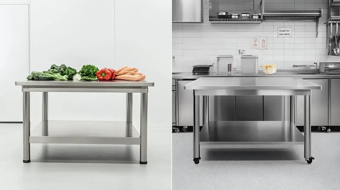 Comparativo de preços entre mesas