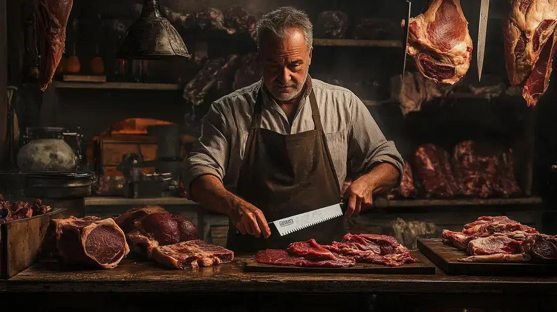 Qual faca escolher para açougueiro?