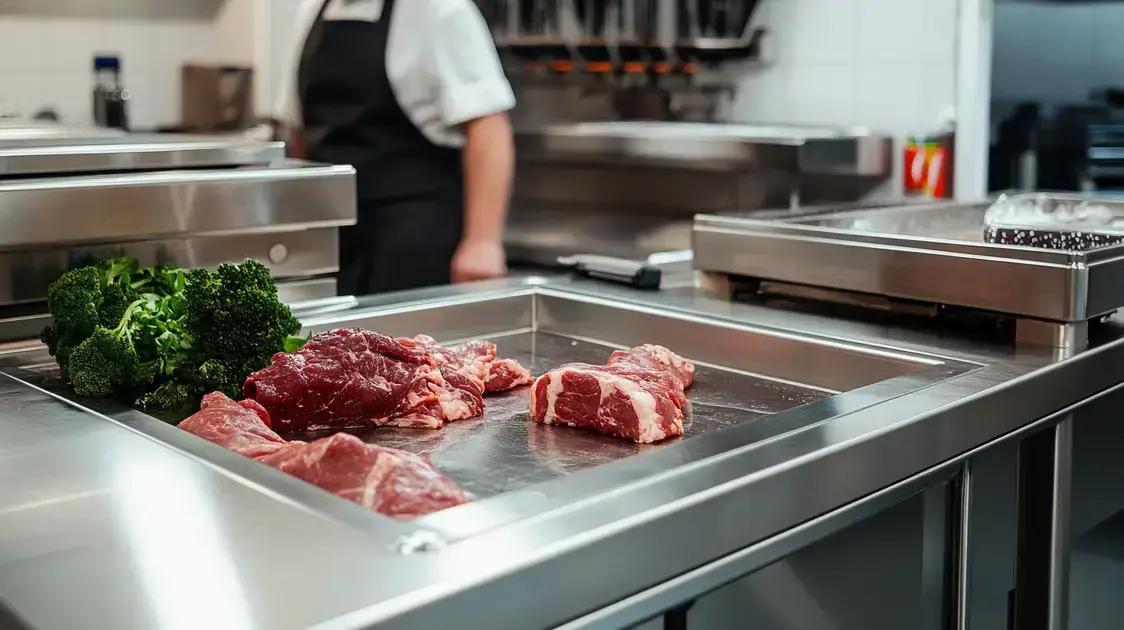 Vantagens da mesa inox para açougues