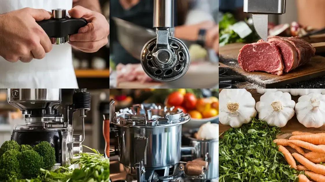 Perguntas frequentes sobre moedores de carne