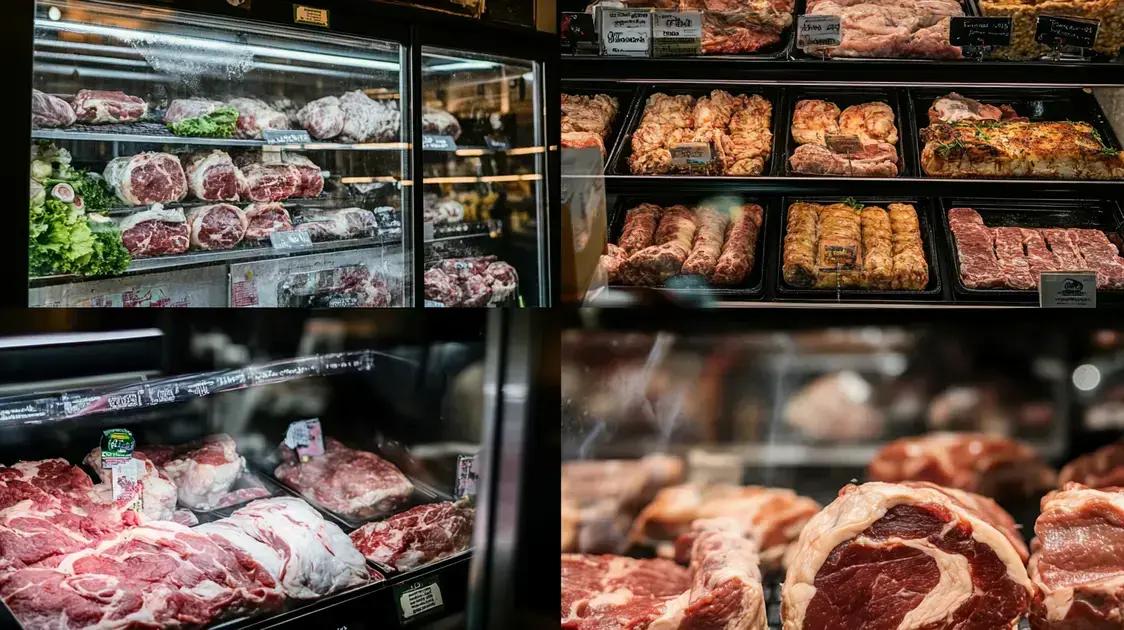 Erros comuns ao manipular carne no expositor