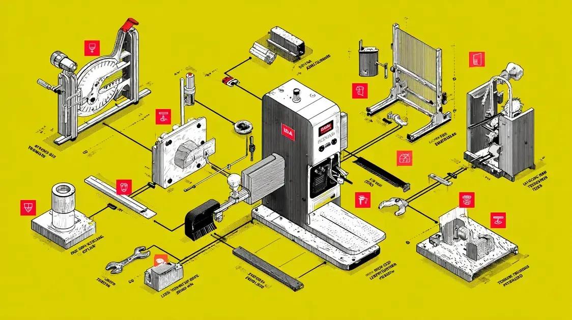 manutenção e cuidados com a serra fita