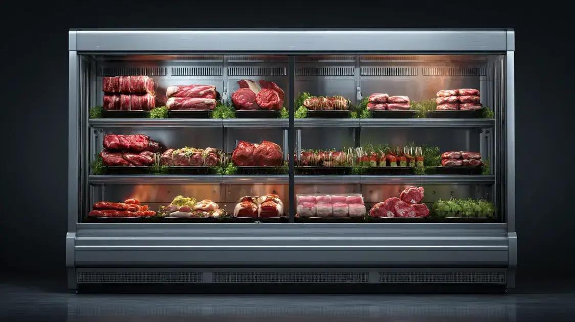 Expositor Refrigerado Inox Tendal Carnes