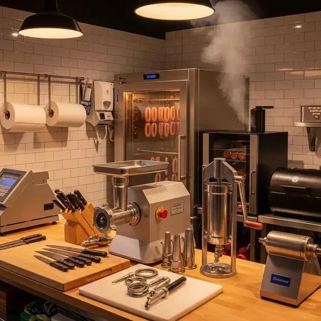 Charcutaria no Açougue: Equipamentos Essenciais para Produzir Linguiças e Defumados Artesanais.