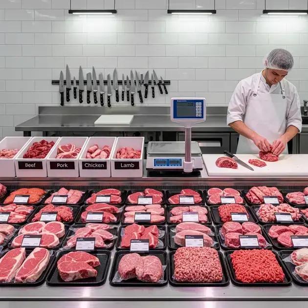 Padronização de cortes, rótulos e porcionamento