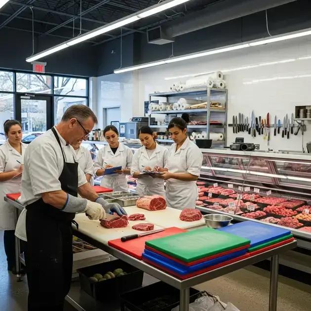 Treinamento da equipe para cortes personalizados