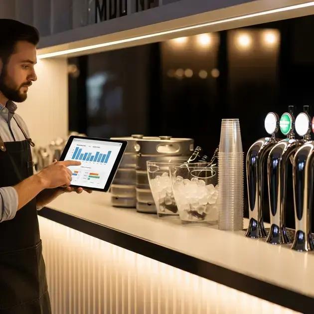 Como estimar barris, gelo e copos