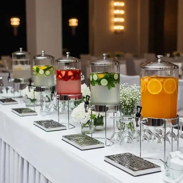 Refresqueiras e suqueiras: a solução prática para buffets, casamentos e aniversários