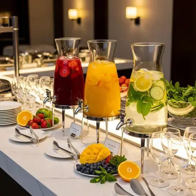 Refresqueiras e suqueiras: solução prática para buffets, casamentos e aniversários