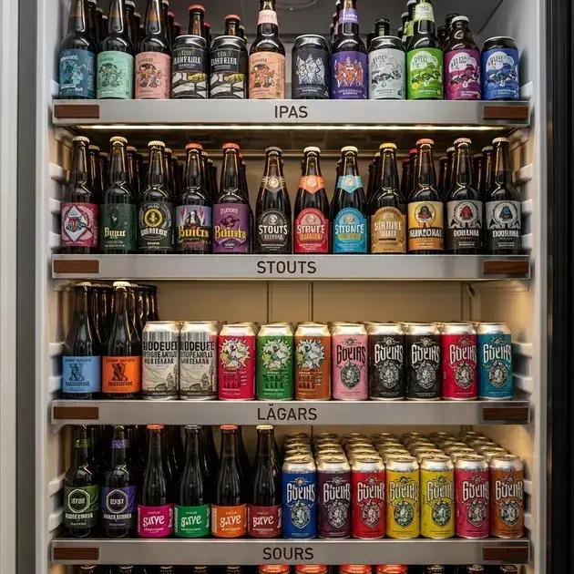 Como Organizar sua Cervejeira por Estilo de Cerveja para uma Degustação Perfeita.