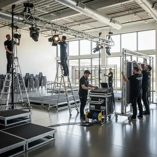 Equipamentos sob medida: como adaptar a locação ao tamanho do evento