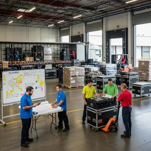 logística, custos e negociação com fornecedores