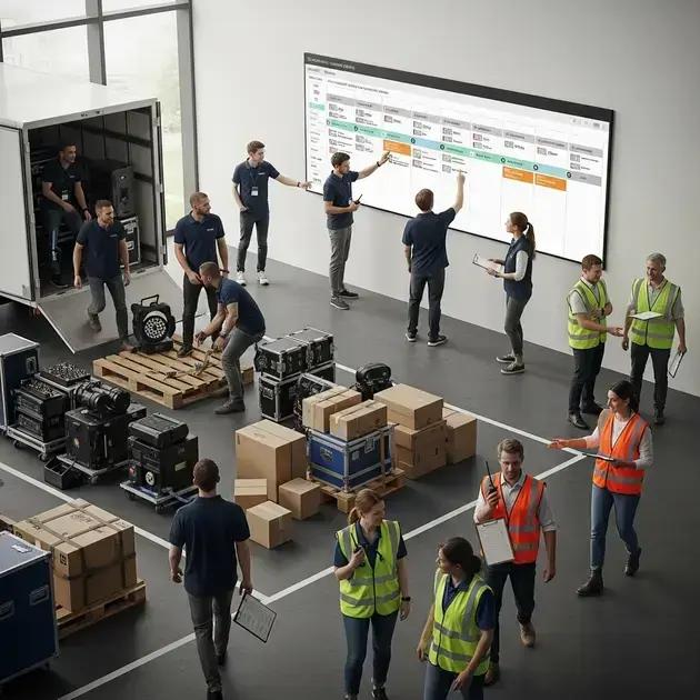 Logística e planejamento: o dia do evento