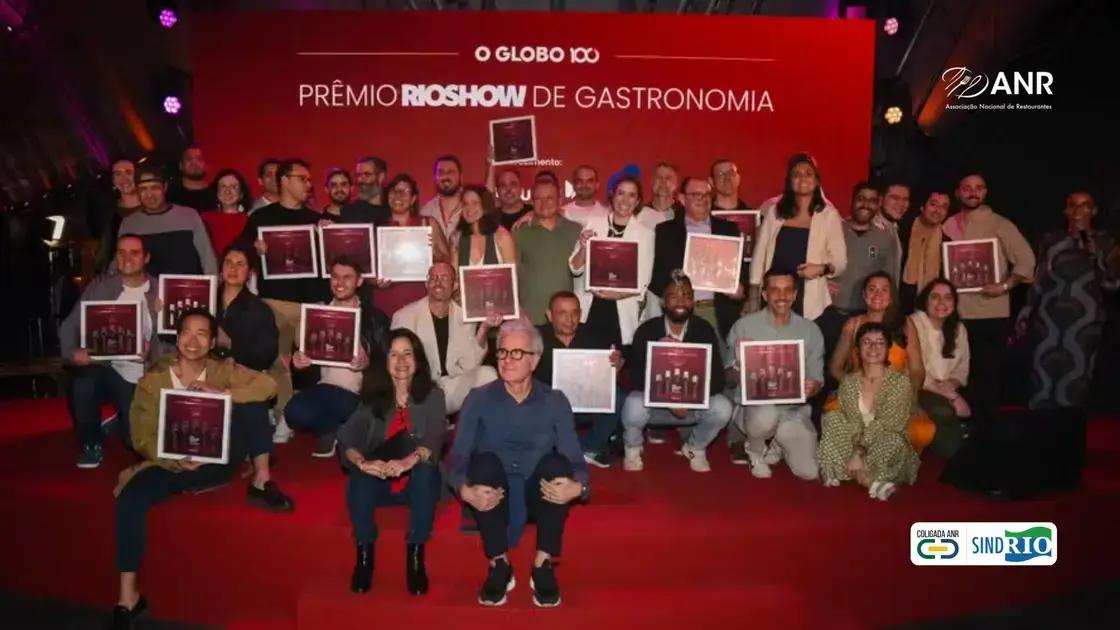 SindRio celebra os vencedores do Prêmio Rio Show de Gastronomia 2025